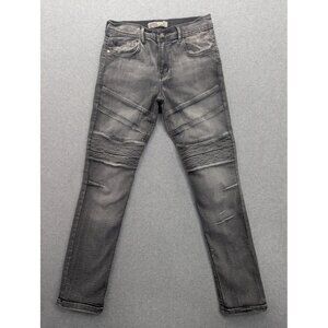 Trestles Supply Co Jeans Mens 16 Moto Stretch Skinny Biker Denim Pants 2023